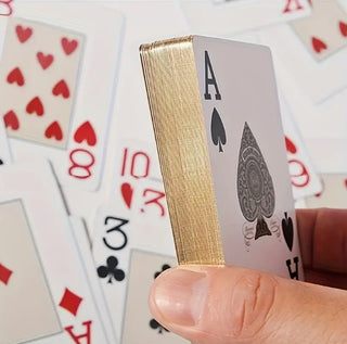 Premium Kortstokk gullbelagt og vanntett