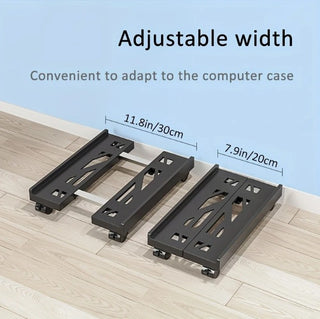 Stasjonær PC-holder med hjul